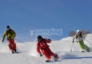  Esquí en la ESF en los Alpes 